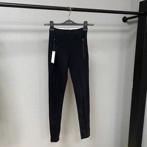 🚩steal authentic Balenciaga Black Trousers with Logo Waistband